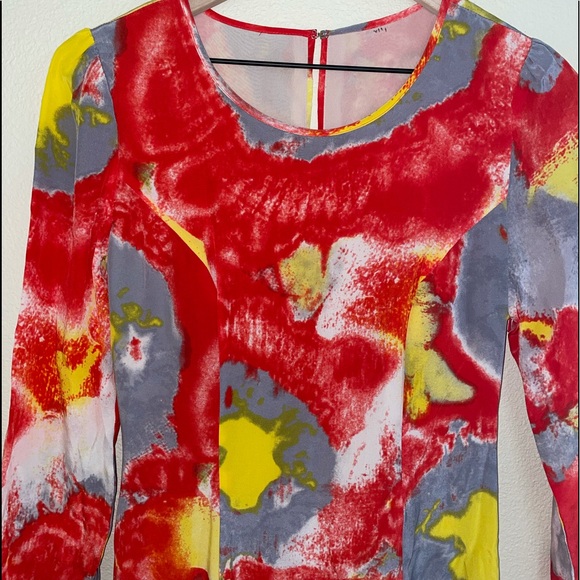 Whistles 100% silk flowery dress - Picture 11 of 13